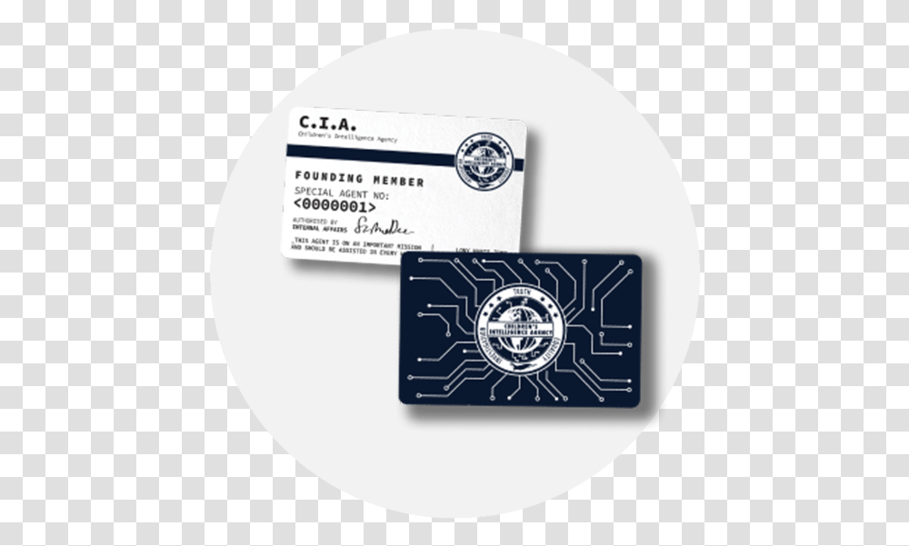 Cia Membership Circle, Text, Paper, Disk, Business Card Transparent Png