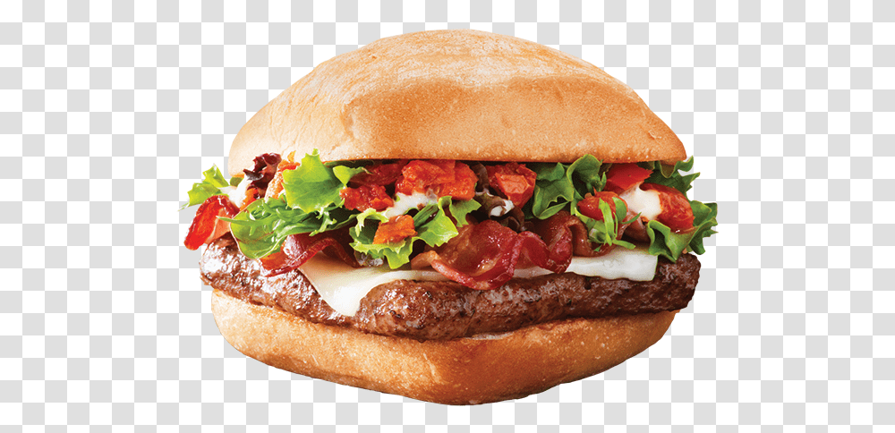Ciabatta Bacon Cheeseburger, Food, Hot Dog, Sandwich, Bread Transparent Png