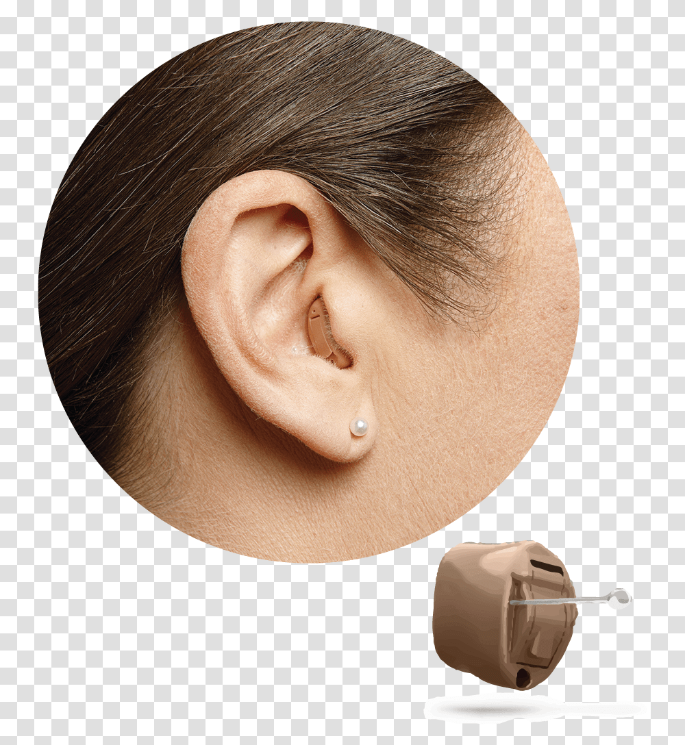 Cic Completely In The Canal Cic, Person, Human, Ear, Accessories Transparent Png