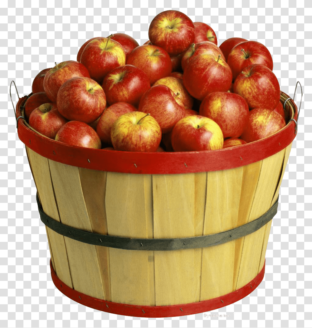 Cider Apples Basket The Hq Image Red Apples In A Basket, Plant, Food, Fruit Transparent Png