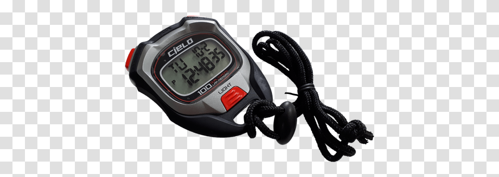 Cielo Exactospeed Professional Stopwatch 100 Lap Dual Stopwatch, Wristwatch, Helmet, Clothing, Apparel Transparent Png