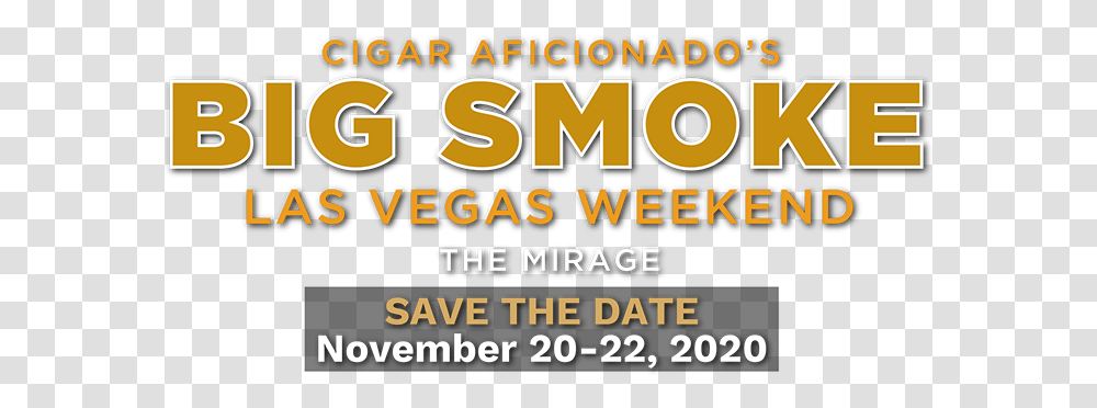 Cigar Aficionado's Big Smoke Las Vegas Graphics, Poster, Advertisement, Flyer, Paper Transparent Png