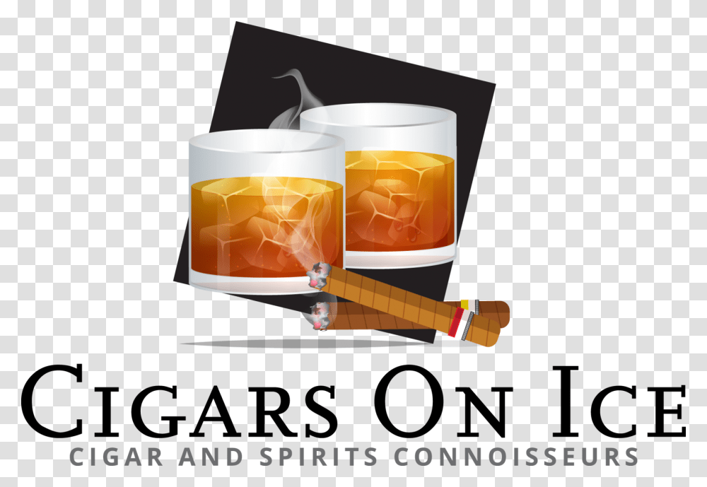 Cigar Clipart Scotch Whiskey Cigar Scotch Whiskey, Beverage, Glass, Alcohol, Beer Glass Transparent Png