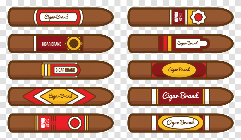 Cigar Label Vector, Weapon, Weaponry, Ammunition Transparent Png