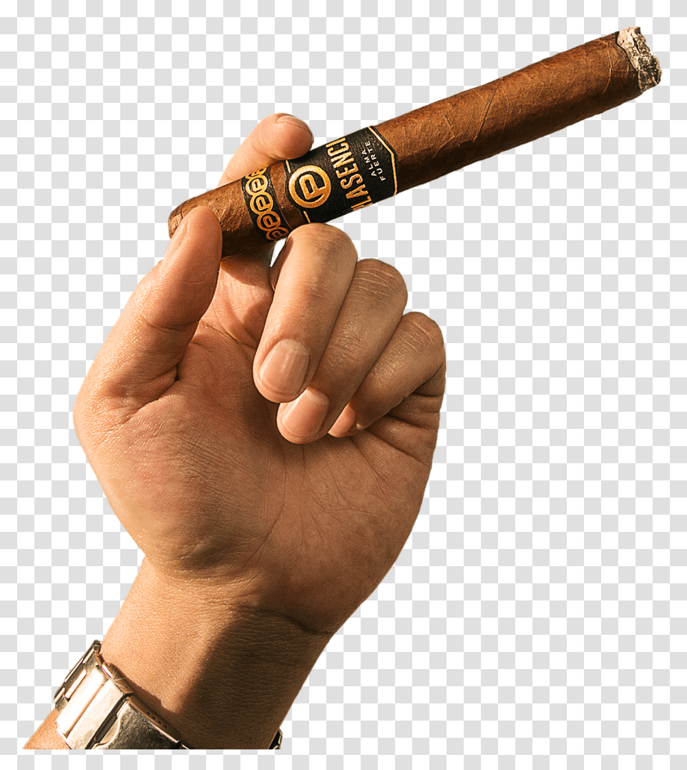 Cigar Picture Cigar, Person, Human, Finger, Wristwatch Transparent Png
