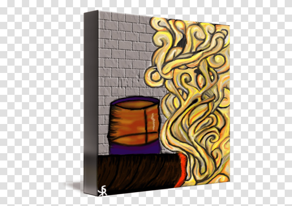 Cigar Smoke By Sipill K Vertical, Modern Art, Painting, Graffiti, Mural Transparent Png