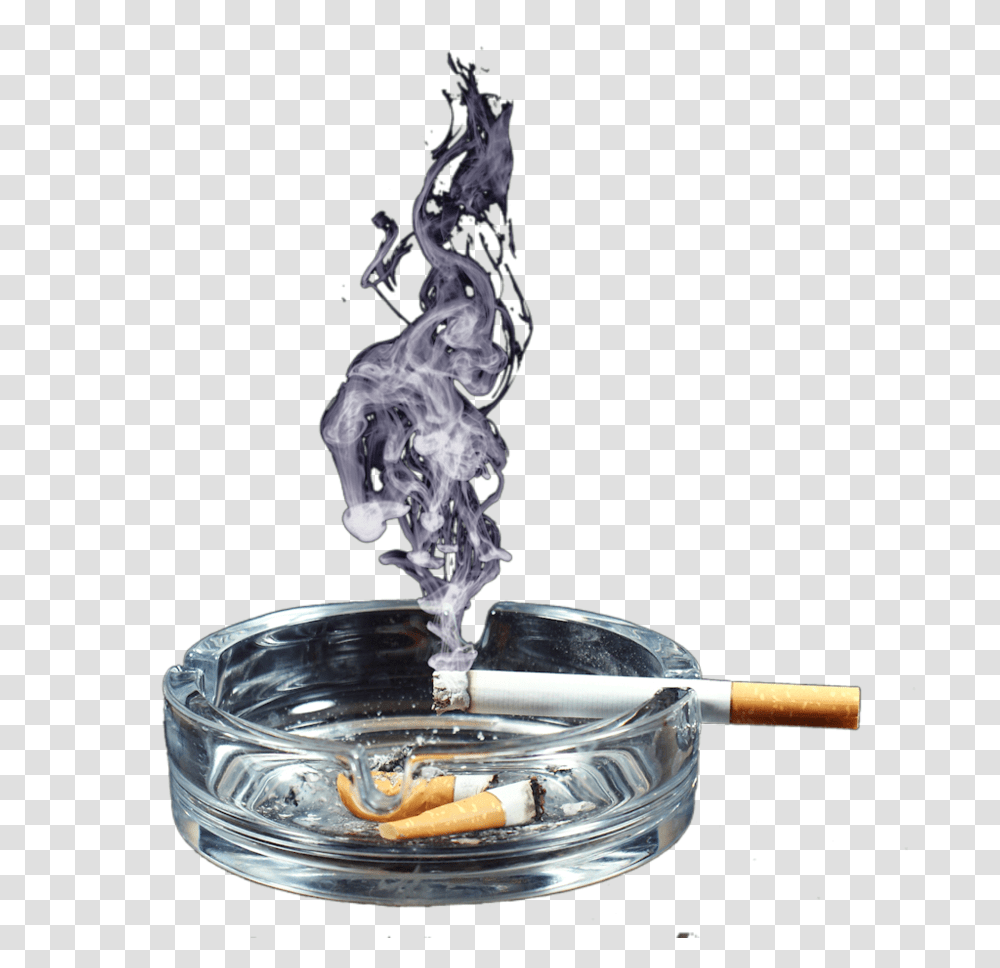 Cigarette Ashtray Smoke Ashtray With Cigarette Transparent Png
