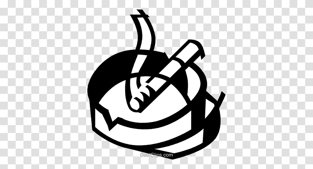 Cigarette In An Ashtray Royalty Free Vector Clip Art Illustration, Stencil, Leisure Activities, Sport, Grenade Transparent Png