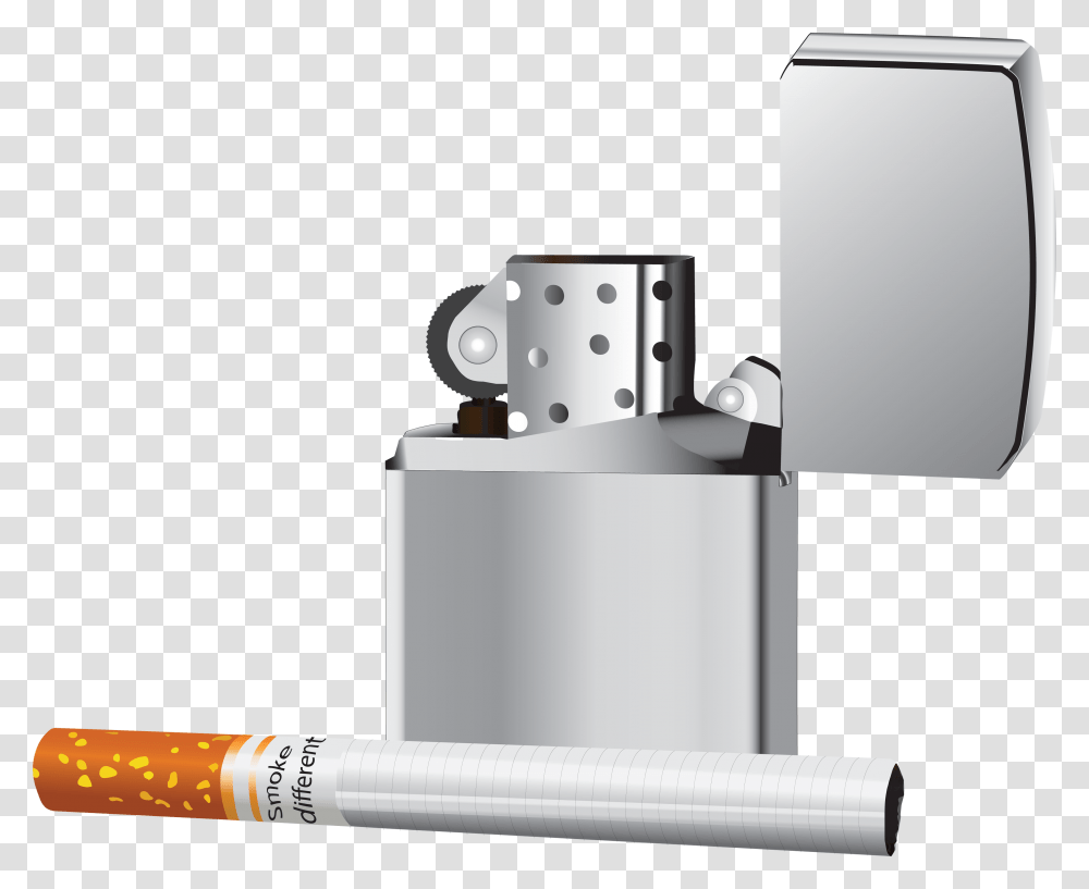 Cigarette, Lighter, Cylinder, Appliance, Aluminium Transparent Png