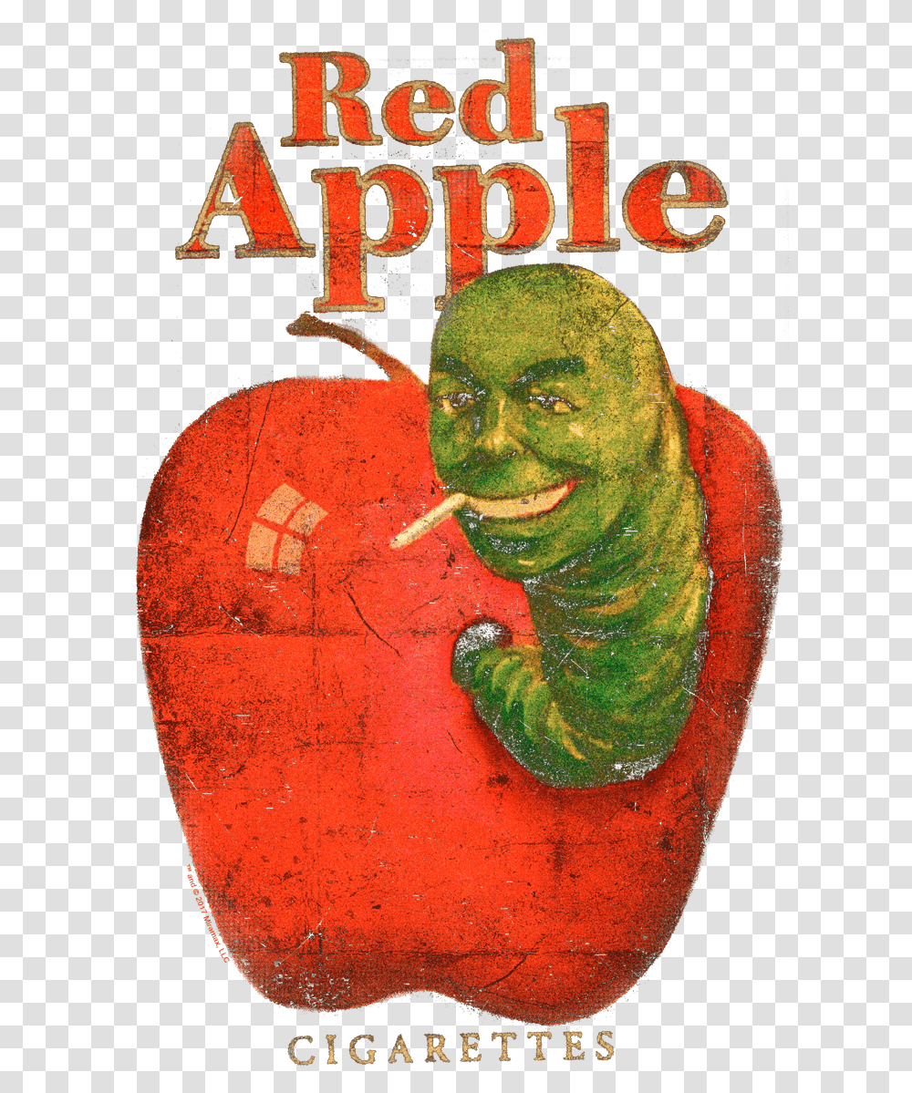 Cigarette Red Apple, Poster, Advertisement, Person, Plant Transparent Png