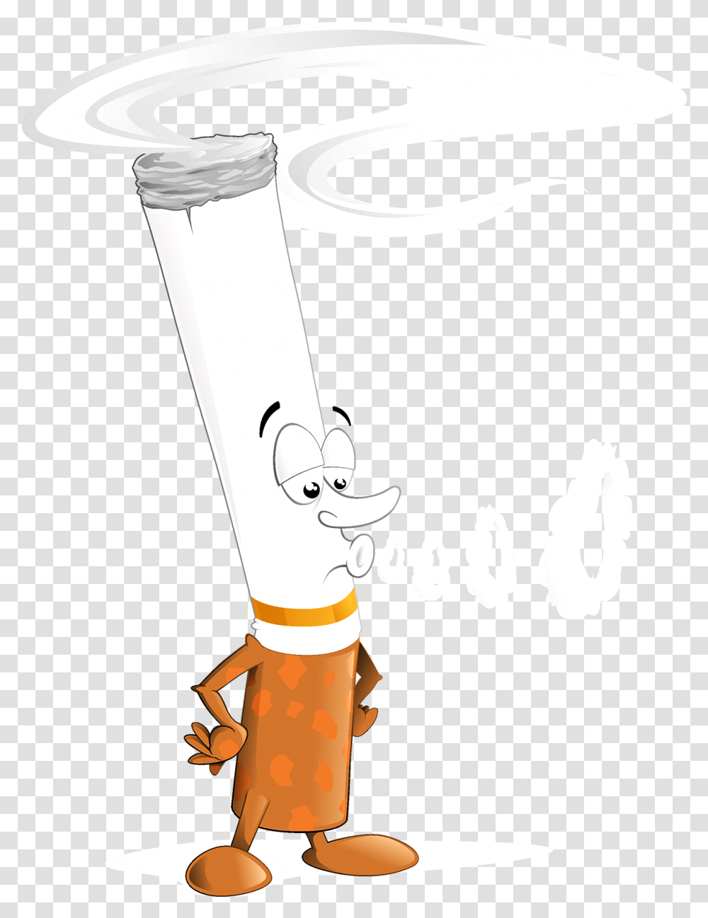 Cigarette Smoke Library Cigarette Cartoon Cigarette Smoking Cigarette Cartoon, Text, Cross, Symbol, Horn Transparent Png