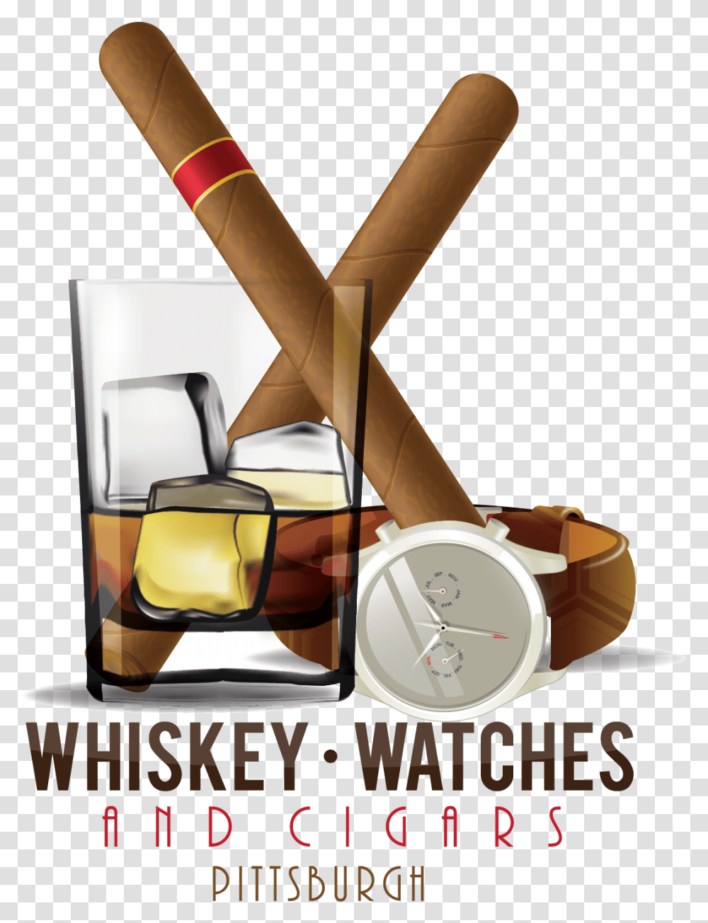 Cigars And Whiskey, Label, Beverage, Drink Transparent Png