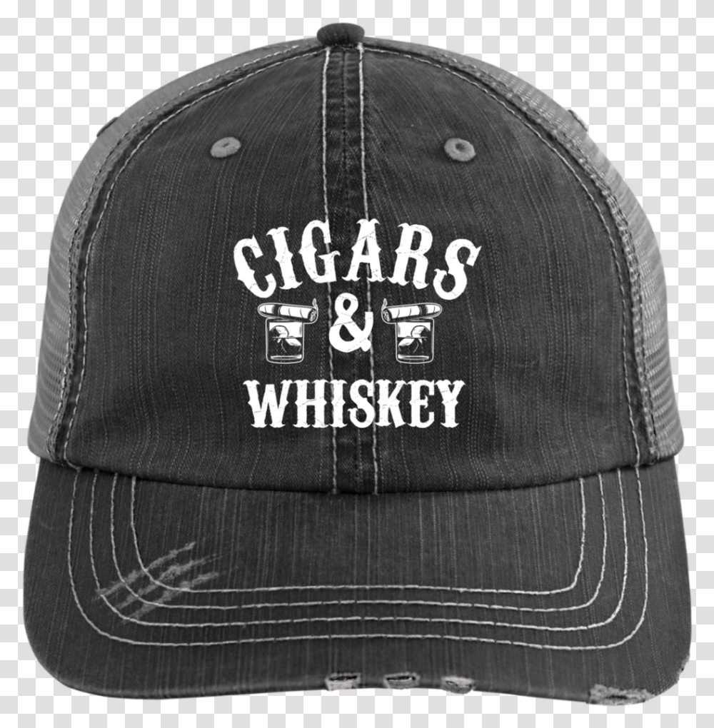 Cigars And Whiskey Trucker Cap Hats Baseball Cap, Apparel Transparent Png