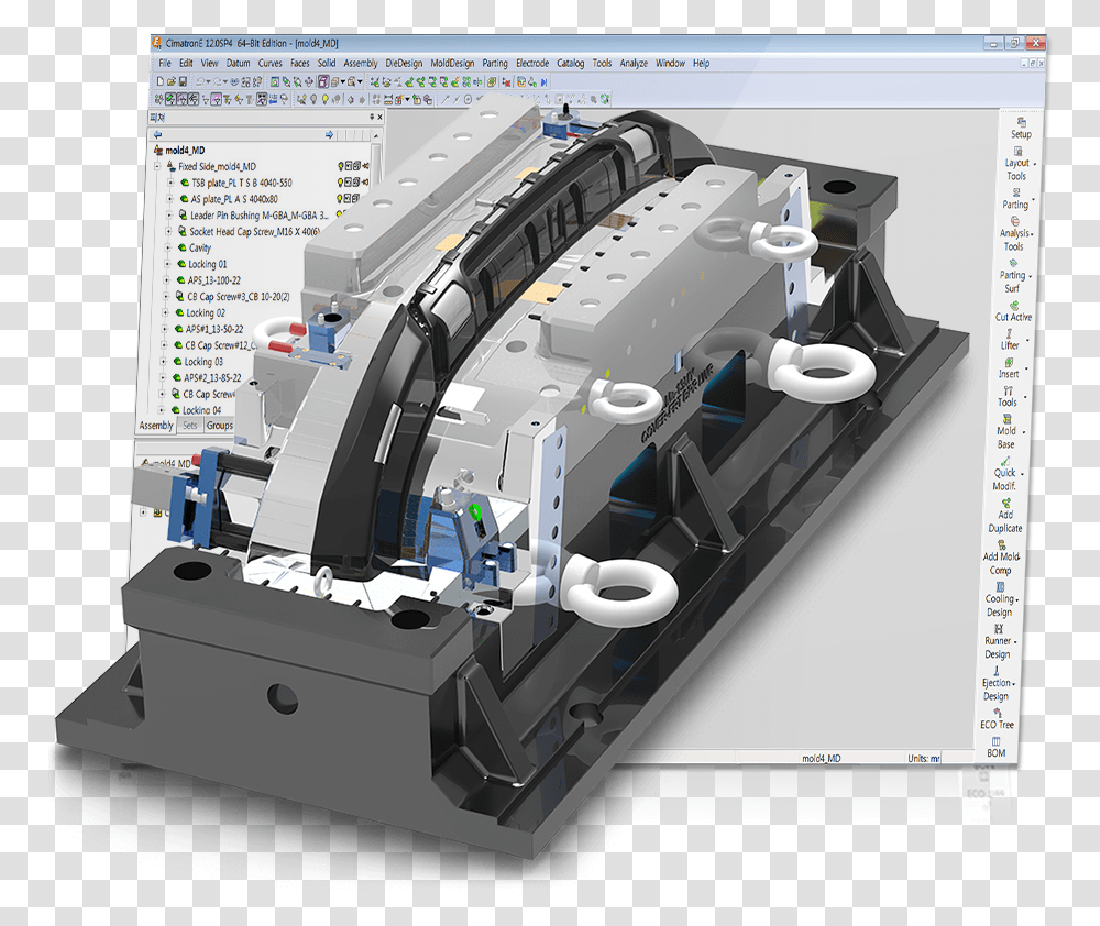Cimatron Mold, Machine, Engine, Motor, Screen Transparent Png