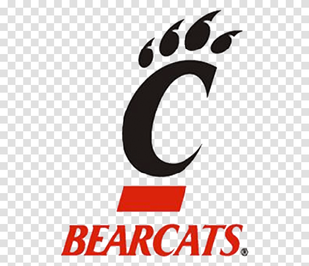 Cincinnati Bearcats University Of Cincinnati Bearcats, Number, Footprint Transparent Png