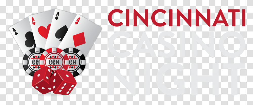 Cincinnati Casino Night Logo Poker, Word, Alphabet, Label Transparent Png