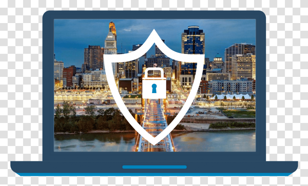 Cincinnati Cybersecurity Skyline Cincinnati, Metropolis, City, Urban, Building Transparent Png