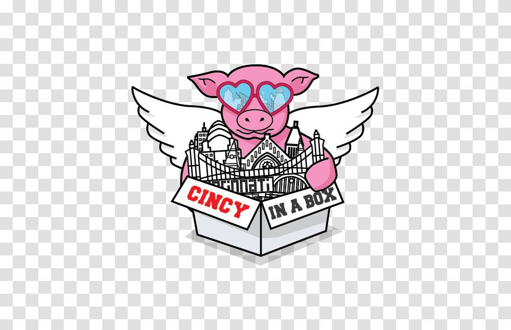Cincinnati Gift Baskets With Free Shipping Cincy In A Box, Drawing, Doodle, Label Transparent Png
