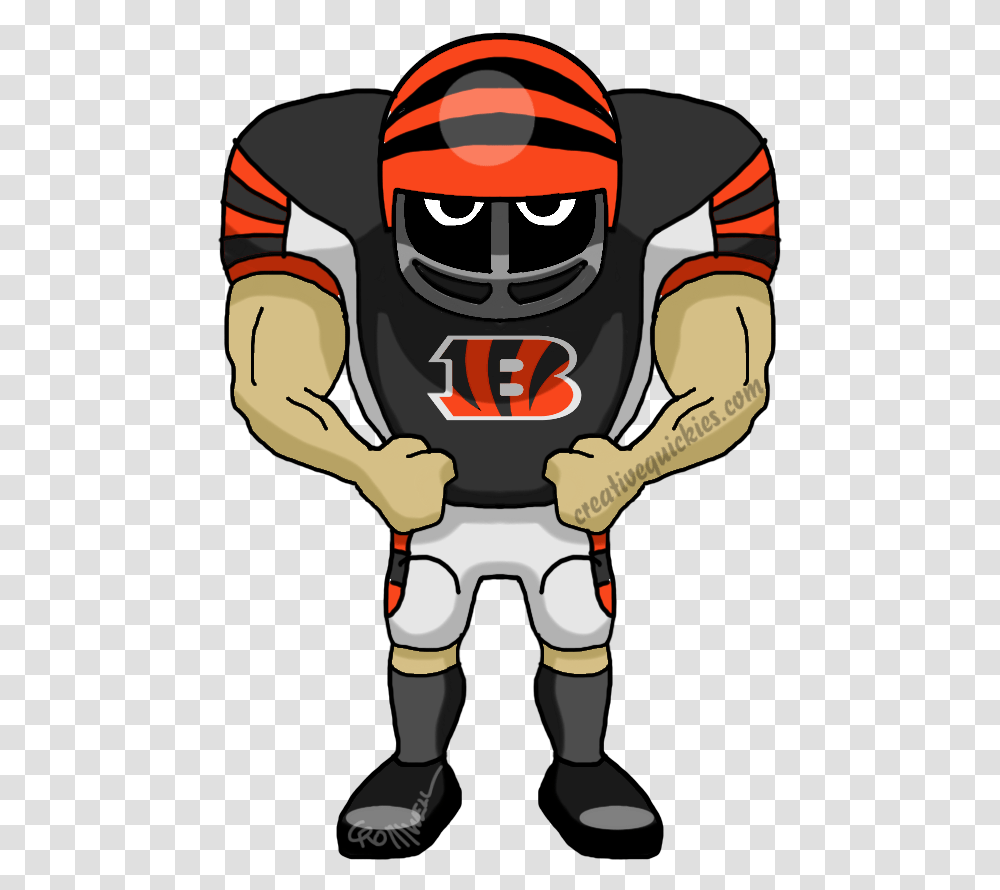 Cincinnati Ohio Bengals Cartoon Eagles Football Player, Person, Helmet, People Transparent Png