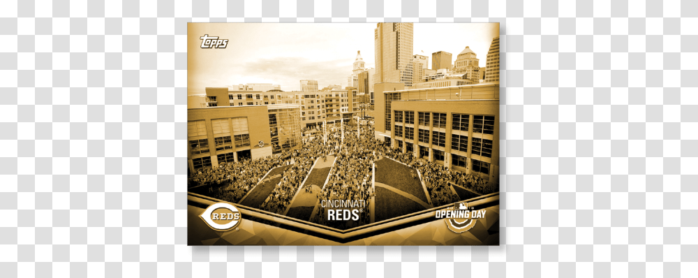 Cincinnati Reds 2018 Topps Opening Day Baseball Opening Skyline, Building, Urban, City, Downtown Transparent Png