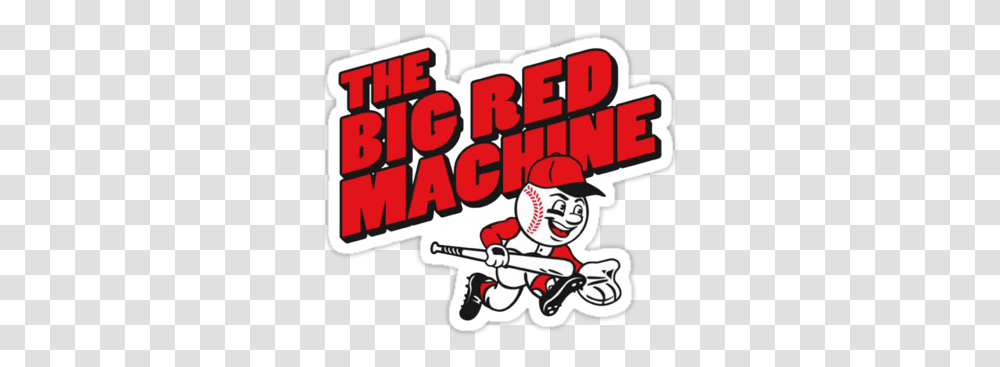 Cincinnati Reds Big Red Machine Graphic, Text, Alphabet, Ballplayer, Sport Transparent Png