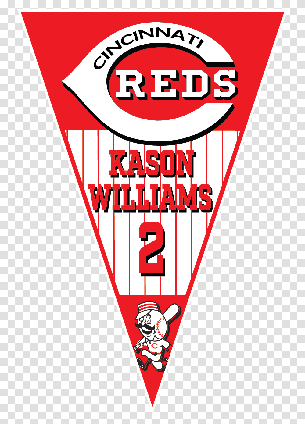 Cincinnati Reds, Label, Sticker, Poster Transparent Png