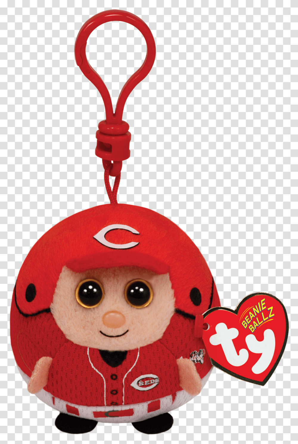 Cincinnati Reds Mlb Clip Beanie Baby, Heart, Toy, Sweets, Food Transparent Png