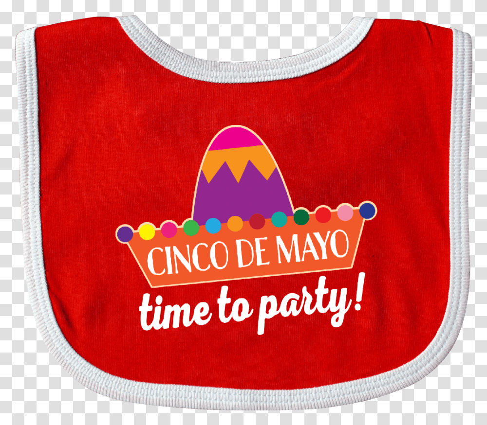 Cinco De Mayo Fiesta Sombrero Hat Baby Bib Red And Circle, Rug Transparent Png
