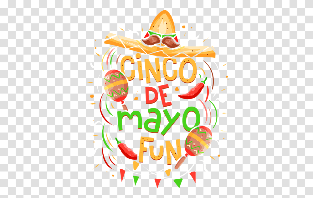 Cinco De Mayo Fun Sombrero And Maracas Throw Pillow Clip Art, Text, Advertisement, Poster, Paper Transparent Png