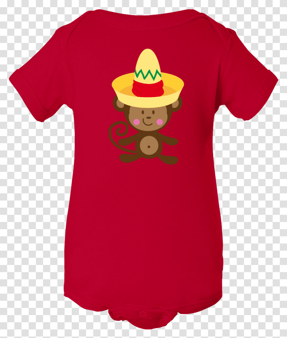 Cinco De Mayo Monkey Infant Creeper Has Big Yellow Infant Bodysuit, Apparel, T-Shirt, Hat Transparent Png