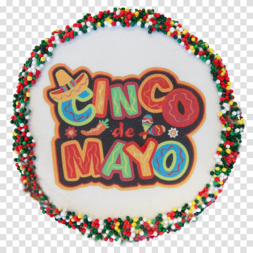 Cinco De Mayo Sugar Cookies With Sprinkles Transparent Png