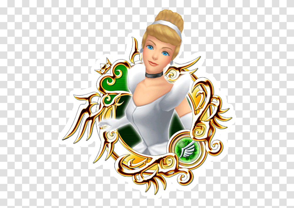 Cinderella 7 Star Khux Stained Glass, Person Transparent Png