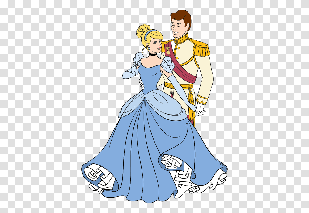 Cinderella And Prince Charming Cartoon, Manga, Comics, Book Transparent Png