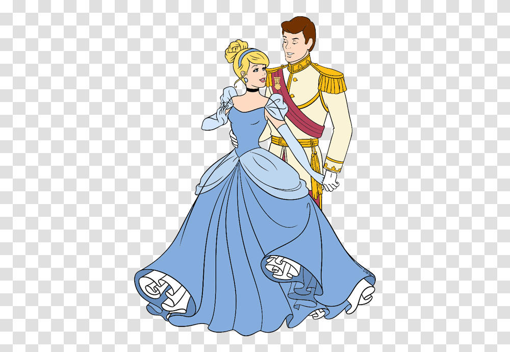 Cinderella And Prince Charming Clip Art, Manga, Comics, Book Transparent Png