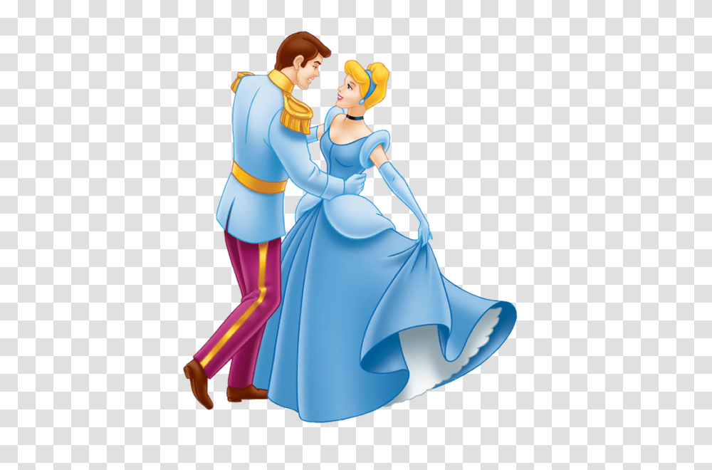 Cinderella And Prince Clipart Clip Art Disney Princesses, Person, Dance Pose, Leisure Activities Transparent Png
