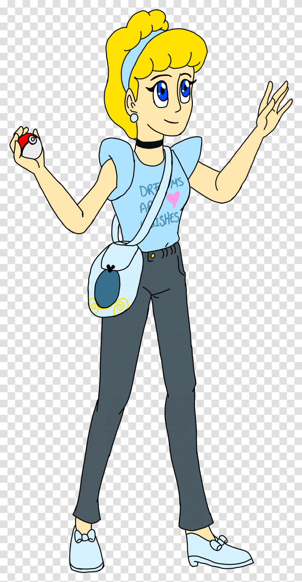 Cinderella As A Pokemon Trainer By Krissiedeathy Cartoon, Person, Juggling, Female, Girl Transparent Png