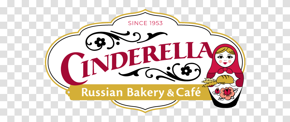 Cinderella Bakery Cinderella Russian Bakery, Label, Text, Sticker, Logo Transparent Png