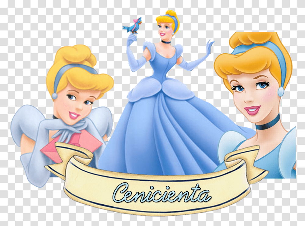 Cinderella Blue Gown Cartoon, Person, Comics, Book Transparent Png