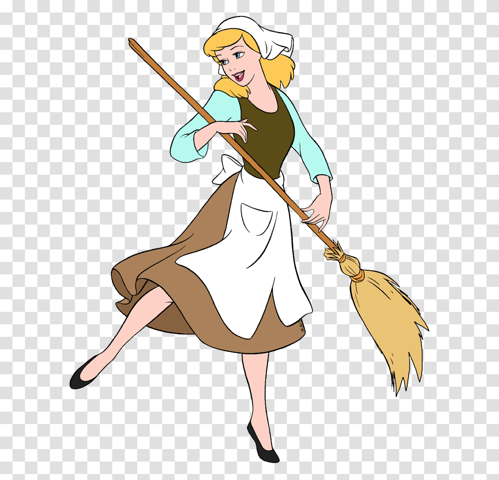 Cinderella Broom, Cleaning, Person, Human, Outdoors Transparent Png