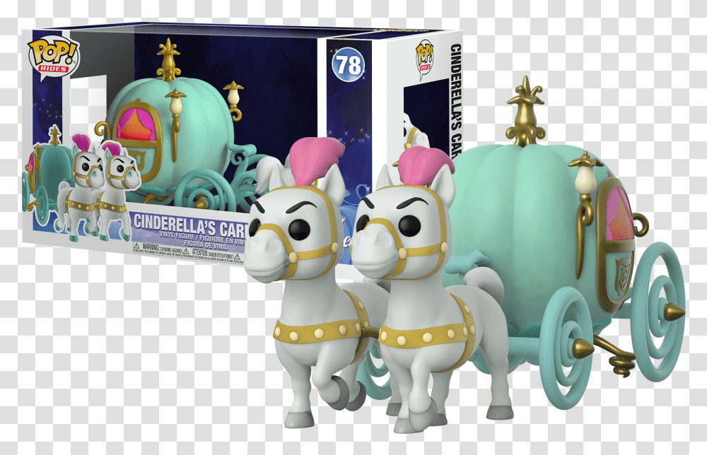 Cinderella Carriage Funko Pop, Figurine, Toy, Inflatable Transparent Png
