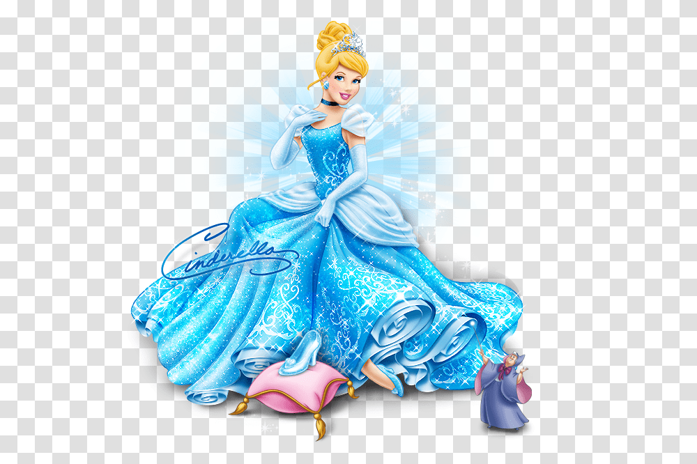 Cinderella Cartoon Character, Figurine, Doll, Toy Transparent Png