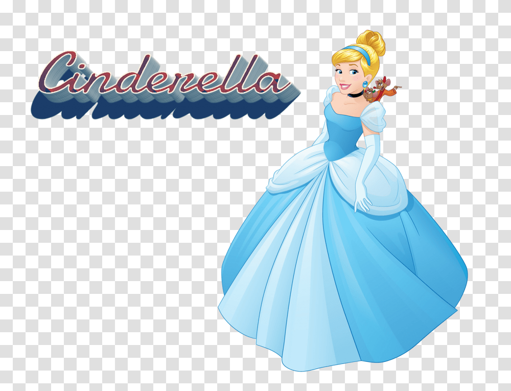 Cinderella, Character, Figurine, Wedding Gown Transparent Png
