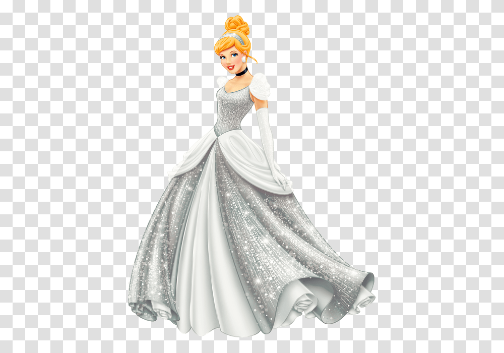 Cinderella Clipart, Female, Person, Wedding Gown Transparent Png