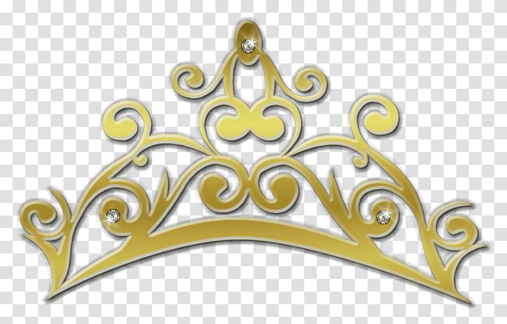 Cinderella Clipart Tiara Gold Princess Crown Background, Accessories, Accessory, Jewelry Transparent Png