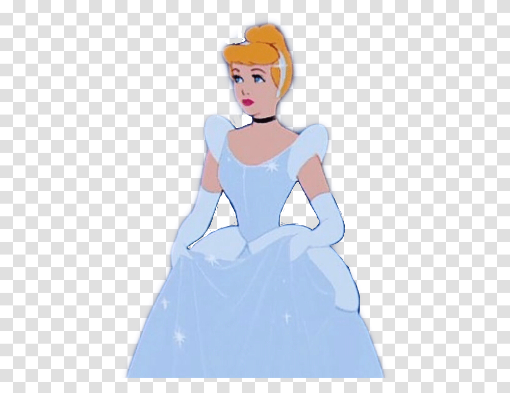 Cinderella Disney Disneyprincess Princess Blue, Person, Female, Girl, Wedding Gown Transparent Png