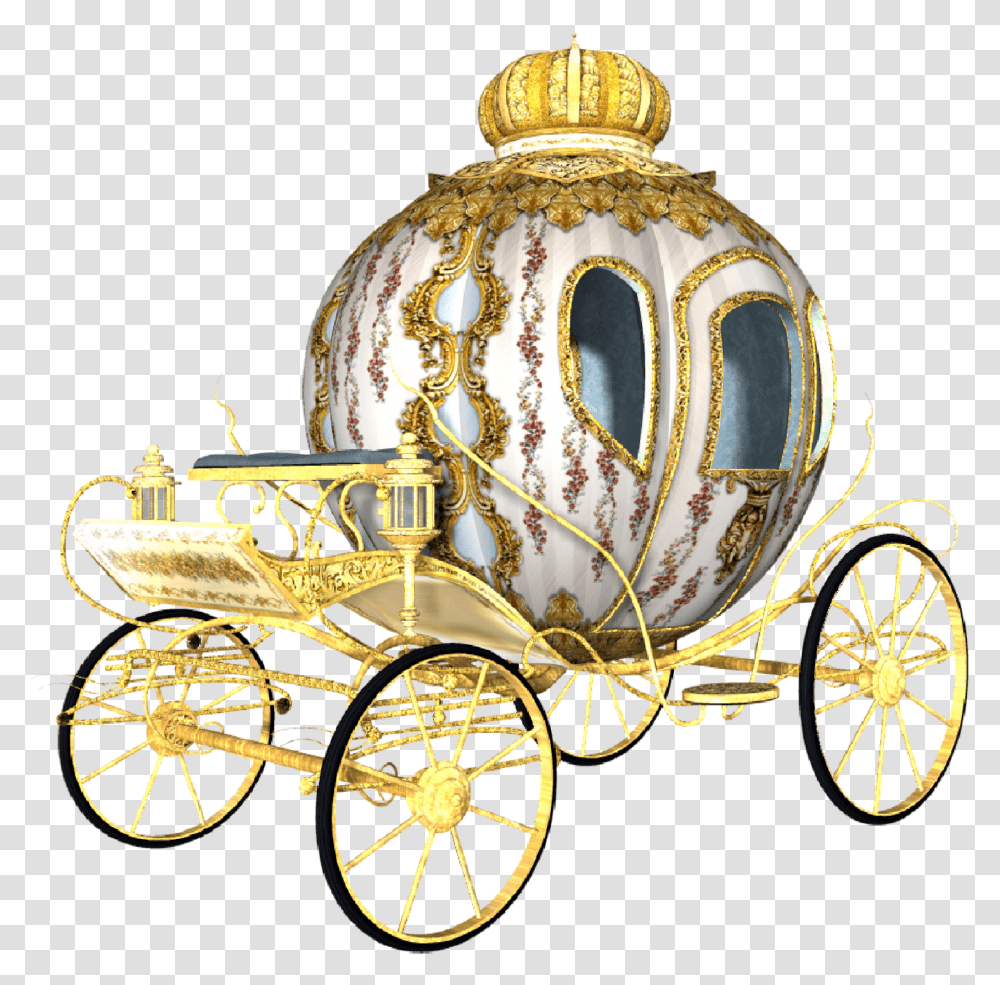 Cinderella Disney Princess Carriage Princess Cars, Vehicle, Transportation, Chandelier, Lamp Transparent Png