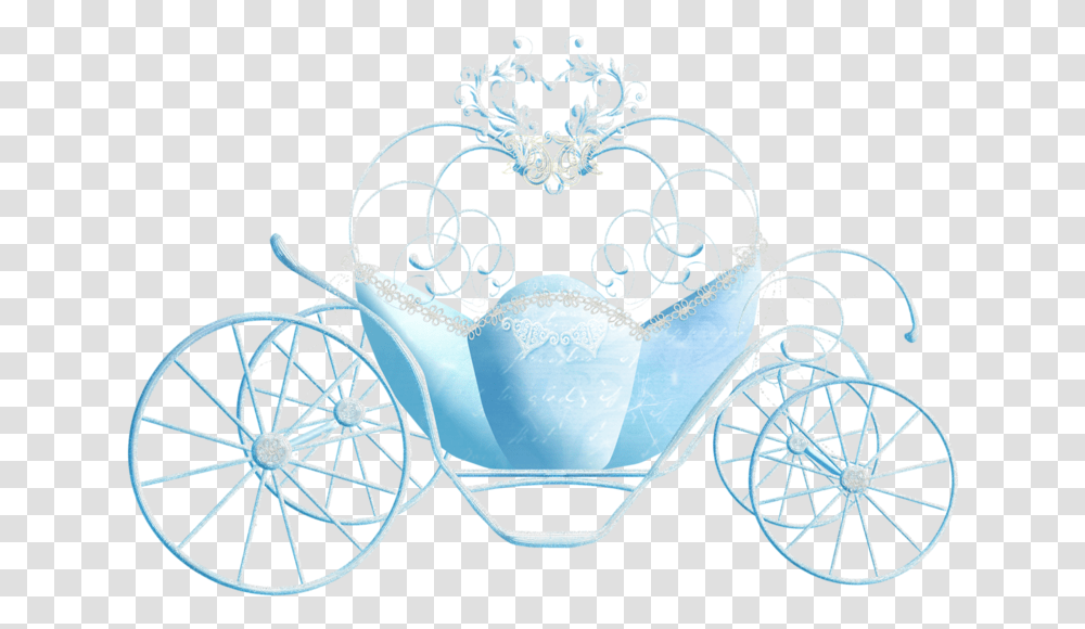 Cinderella Disney Princess Clip Art Blue Cinderella Carriage, Furniture, Accessories, Vehicle, Transportation Transparent Png
