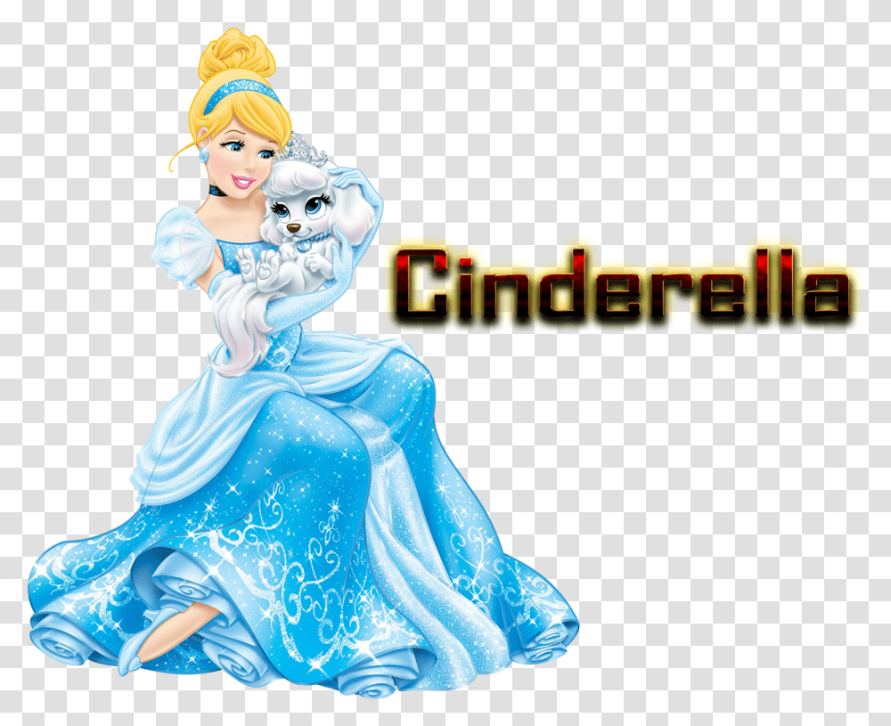 Cinderella Disney Princess Wallpaper 3d, Figurine, Person, Toy, Leisure Activities Transparent Png