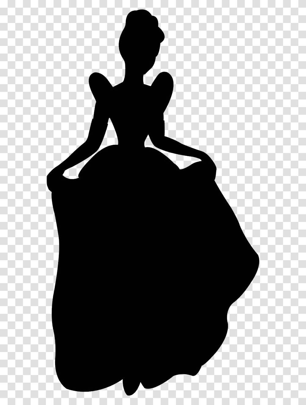 Cinderella Fit Man Silhouette, Person, Human, Stencil Transparent Png