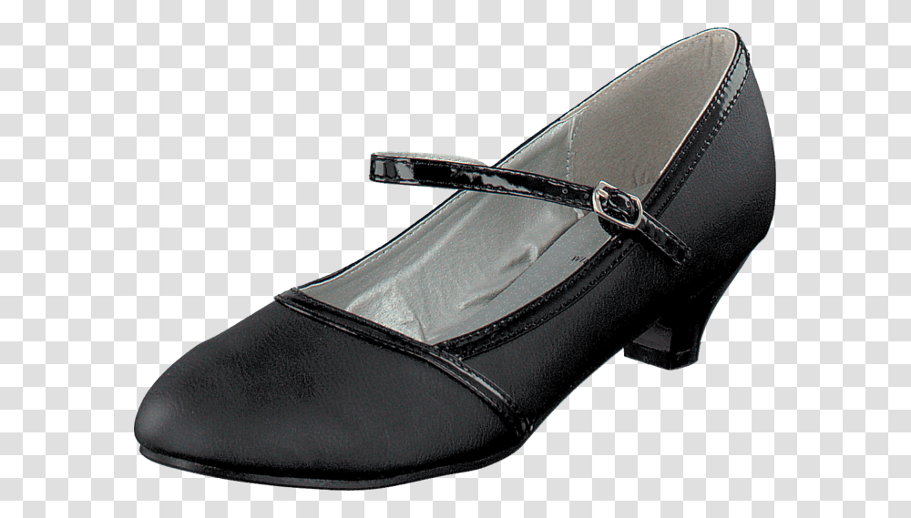 Cinderella Slipper Klackskor Barn Svarta, Apparel, Footwear, Shoe Transparent Png